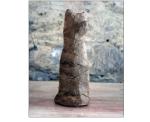 Plaster cast with natural dyes on muslin.10 in. 1990.