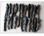 Plaster cast, paint, ash. 48 in. x 60 in., 1985.