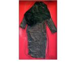 Pilgrimage robe, charcoal, conte crayon on linen, 62in x 42in., 1994.